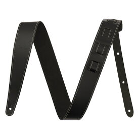 Fender フェンダー 2" Essentials Leather Strap Black ギターストラップ