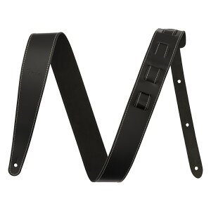 Fender tF_[ 2" Essentials Leather Strap Black M^[Xgbv