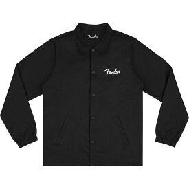 Fender フェンダー Spaghetti Logo Coaches Jacket Black L コーチジャケット