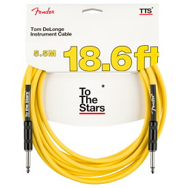 Fender フェンダー Tom DeLonge To The Stars Instrument Cable Graffiti Yellow 5m ギターケーブル ギターシールド