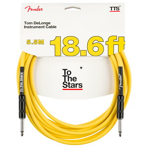 Fender tF_[ Tom DeLonge To The Stars Instrument Cable Graffiti Yellow 5m M^[P[u M^[V[h
