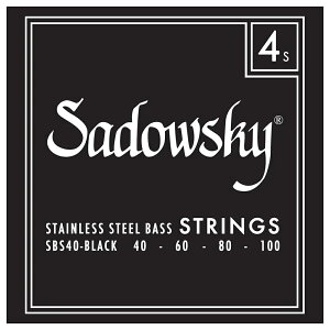 Sadowsky �T�h�E�X�L�[ SBS40 Black �u���b�N���x�� �X�e�����X�X�`�[�� �G���L�x�[�X��