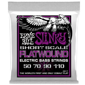 ERNIE BALL A[j[{[ 2817 Flatwound Bass Short Scale Power Slinky 50-110 tbgEh GLx[X V[gXP[ p[XL[