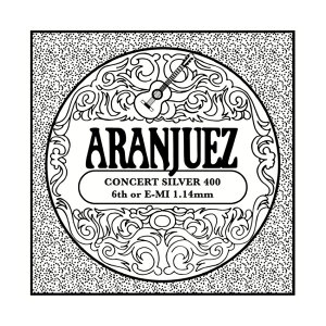 ARANJUEZ �A�����t�F�X Concert Silver 406 6���p �o���� 1.14mm �N���V�b�N�M�^�[��