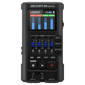 ZOOM �Y�[�� R4 MultiTrak 32bit �t���[�g�E�I�[�f�B�I�Ή� �|�[�^�u�� 4�g���b�N���R�[�_�[ MTR