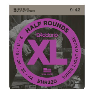 D'Addario ダダリオ EHR320 Super Light ハーフワウンド エレキギター弦