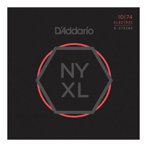 D'Addario __I NYXL1074 Nickel Wound 8-String Electric Guitar Strings Light Top / Heavy Bottom 8pGLM^[