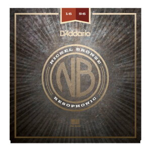 D'Addario __I NB1656 Nickel Bronze Acoustic Guitar Strings Resophonic AR[XeBbNM^[