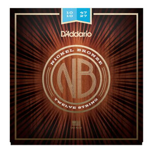 D'Addario __I NB1047-12 Nickel Bronze Acoustic Guitar Strings Light 12-String 12AR[XeBbNM^[