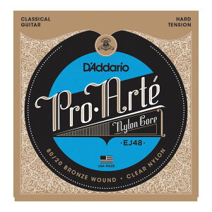 D'Addario __I EJ48 PRO-ARTE NYLON 80/20 Bronze/Clear/Hard NVbNM^[