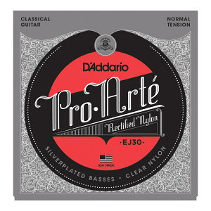 D'Addario __I EJ30 Silver Wound/Rectified Clear Nylon - Normal NVbNM^[