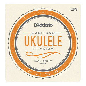 D'Addario �_�_���I EJ87B Titanium Ukulele Baritone �o���g���E�N������