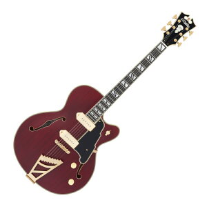 D'Angelico fBAWFR Deluxe 59 Satin Trans Wine GLM^[ tAR