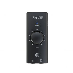 IK Multimedia �A�C�P�[�}���`���f�B�A iRig USB �M�^�[/�x�[�X USB-C�Ή� ���o�C�� �I�[�f�B�I�C���^�[�t�F�C�X ���K�A���i