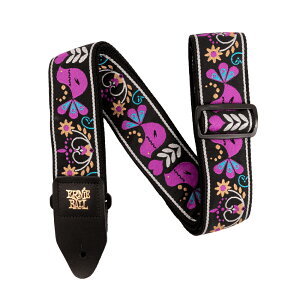 ERNIE BALL A[j[{[ 5331 Purple Bird Lupin Jacquard Strap M^[Xgbv