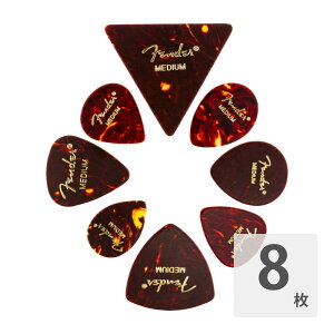 tF_[ M^[sbN 8 Zbg ~fBA All Shapes Celluloid Medley Tortoise Shell iׂbjMedium Fender