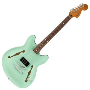 Fender tF_[ Tom DeLonge Starcaster RW CHW Satin Surf Green GLM^[