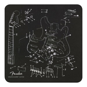Fender �t�F���_�[ Mousepad Exploded Strat �}�E�X�p�b�h