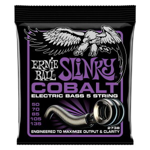 ERNIE BALL 2738 Bass 5 POWER Slinky Cobalt 50-135 Gauge 5GLx[X A[j[{[ p[RogXL[ 5