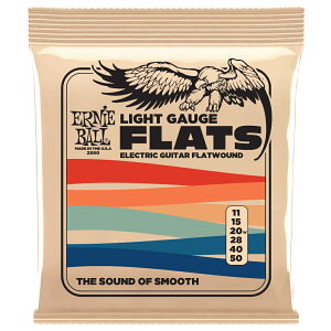 A[j[{[ M^[ tbgEh ERNIE BALL 2580 Flatwound Stainless Steel 11-50 Light XeXX`[