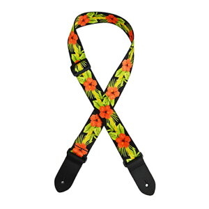 Perrifs y[Y UKLPCP-7095 1.5C` Luau Floral Uke Strap HAWAIIAN HIBISCUS ENXgbv
