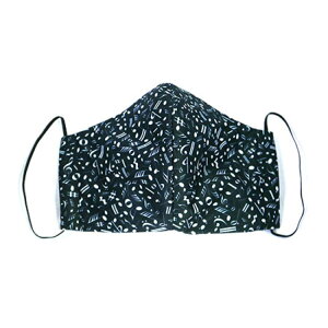 Perrifs y[Y MSK-10013 MUSICNOTES BLK/WHT LTCY }XN t@bV}XN