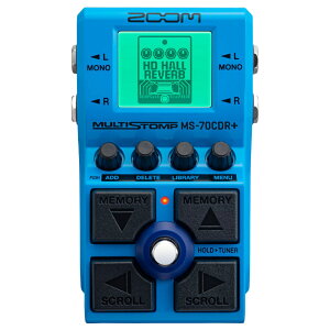 ZOOM Y[ MS-70CDR+ MultiStomp M^[ }`GtFN^[ ԌnGtFNg𒆐SƂ149ނ𓋍