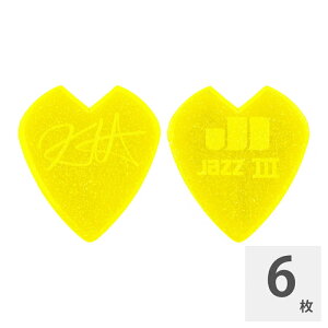 JIM DUNLOP W_bv 47PKH3NYS Kirk Hammett JAZZ III PICK YELLOW GLITTER M^[sbN vC[YpbN 6