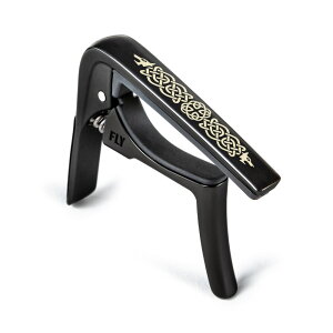 JIM DUNLOP �W���_�����b�v 63CBKC TRIGGER FLY CAPO Celtic Knot Edition Curved BLACK �M�^�[�J�| �J�|�^�X�g