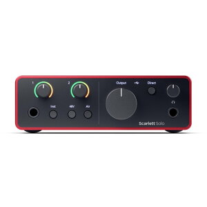 Focusrite Scarlett Solo 4th Gen �I�[�f�B�I�C���^�[�t�F�C�X