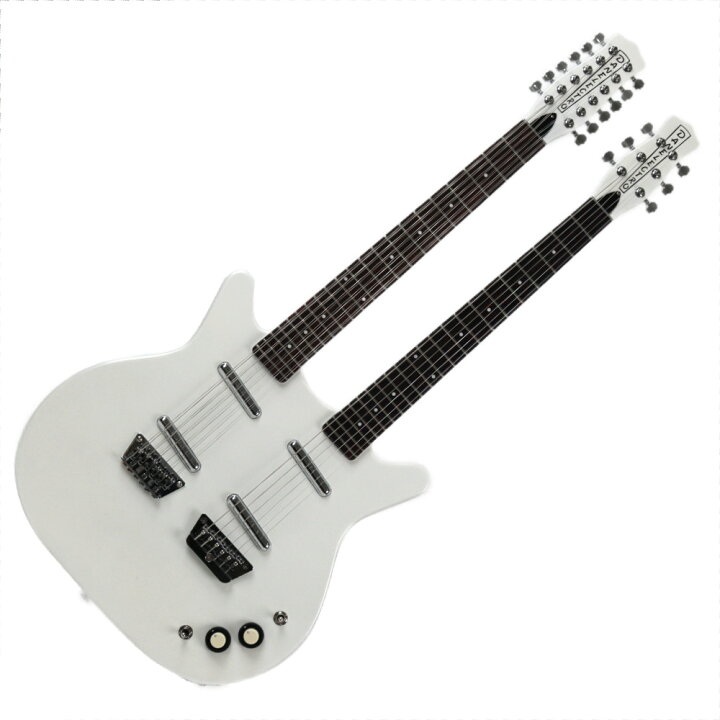 楽天市場】Danelectro ダンエレクトロ DOUBLE NECK 6-12 WHT ダブル  