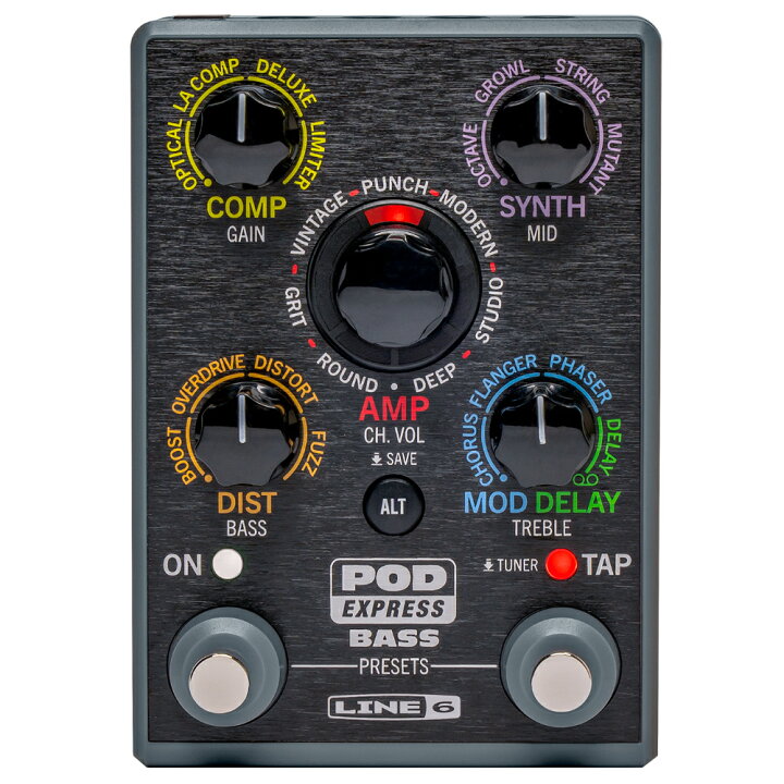 楽天市場】LINE6 ライン6 POD Express Bass アンプエフェクト 