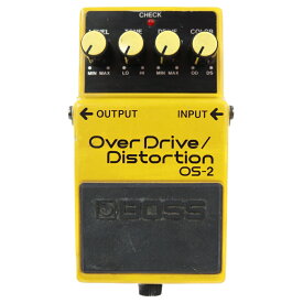 【中古】 オーバードライブ ディストーション エフェクター BOSS OS-2 OverDrive Distortion ギターエフェクター