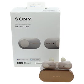 【中古】 イヤホン ソニー SONY WF-1000XM3 プラチナシルバー ノイズキャンセリング Bluetoothイヤホン