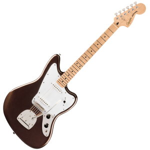 Squier XNC[ XNCA Affinity Series Jaguar Maple Fingerboard White Pickguard Mystic Metallic Brown GLM^[