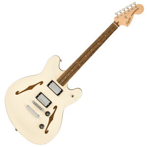 Squier XNC[ XNCA Affinity Series Starcaster Deluxe Laurel Fingerboard Olympic White GLM^[
