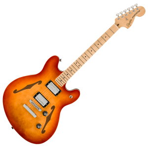 Squier XNC[ XNCA Affinity Series Starcaster Deluxe Maple Fingerboard Sienna Sunburst GLM^[