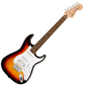 Squier XNC[ XNCA Affinity Series Stratocaster Junior HSS Laurel Fingerboard White Pickguard 3-Color Sunburst GLM^[