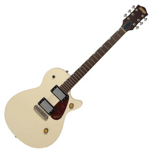 GRETSCH Ob` Streamliner Jet Club Single-Cut with Wraparound Laurel Fingerboard Vintage White GLM^[