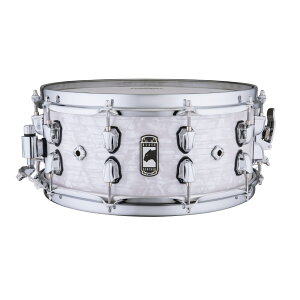 MAPEX CybNX BPNML4600CWD BLACK PANTHER SNARE DRUM Heritage 14 x 6 WHITE PSICOBLOC PEARL XlAh