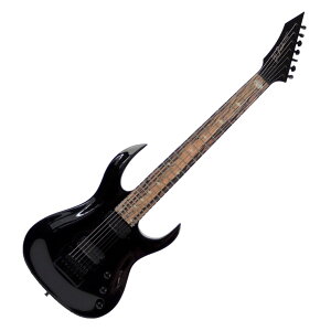 y󂠂z B.C.Rich SHREDZILLA 7 PROPHECY ARCHTOP WITH EVERTUNE Gloss Black White Line Inlays 7GLM^[ AEgbg