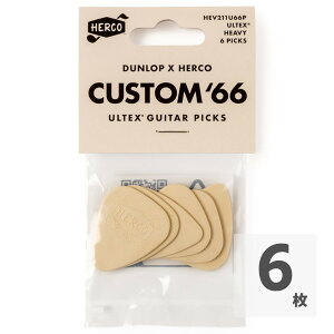 JIM DUNLOP W_bv HEV211U66P Dunlop x Herco Custom '66 Ultex Heavy Guitar Picks M^[sbN 6