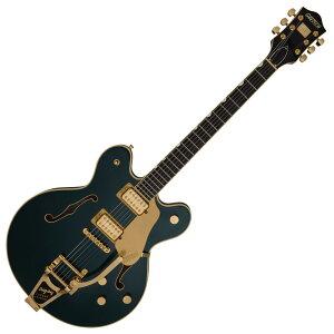 GRETSCH Ob` Broadkaster LX Center Block with String-Thru Bigsby and Gold Hardware Ebony Fingerboard Cadillac Green JP GLM^[