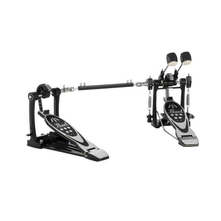 練習用 ちらかし DW TWIN BD PEDAL ツインペダル パールケース付き