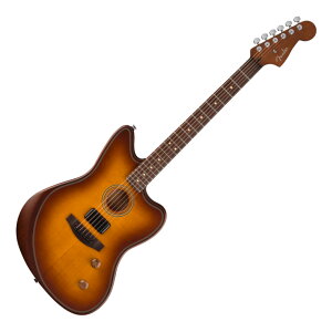 Fender �t�F���_�[ Acoustasonic Standard Jazzmaster Honey Burst �G���N�g���b�N�A�R�[�X�e�B�b�N�M�^�[