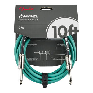 Fender tF_[ Contour 10fti3mj Cable Sherwood Green M^[P[u