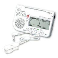 チューナーメトロノーム＆ピックアップマイク SEIKO セイコー STH200WH SP スペシャルパック ホワイト