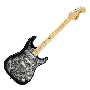Fender tF_[ Made in Japan Limited Stratocaster Black Paisley GLM^[ XggLX^[