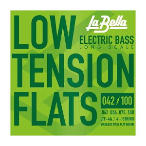 La Bella ���x�� LTF-4A Low Tension Flats 042-100 �x�[�X�� �t���b�g���E���h