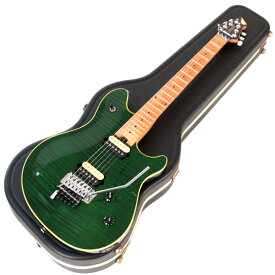 【中古】 エレキギター PEAVEY EVH WolfGang Trans Green 2000年頃製造 ピービー ヴァン・ヘイレン ウルフギャング シースルーグリーン 迫力のフレイムメイプル